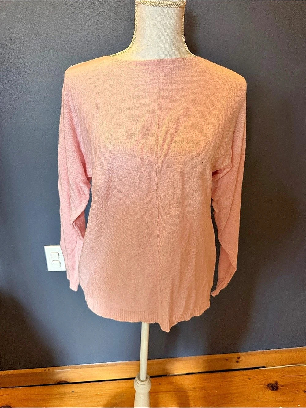 Bartolini Pink crew neck sweater